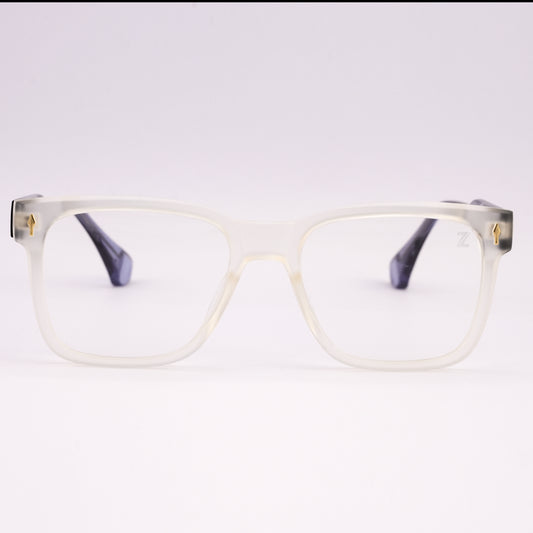 Z'lenso®Indigo Frost-Ultralight- TR90 + Acetate Temple-Square