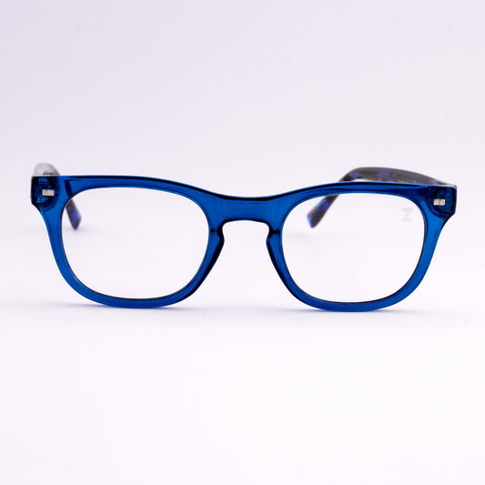 Z'lenso®Blue Matrix|Luna-Polycarbonate-Lightweight-Modern| Luxury Square