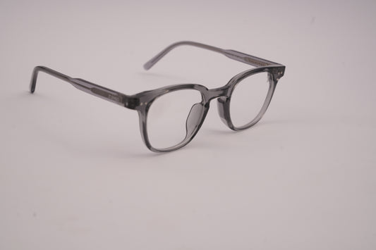 Z'lenso®Grey Pulse|Grey Pulse-UltraLight-Anti Blue-TR90 + Acetate Frame-Round