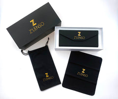 Z'lenso®Shadow|UltraLight-Lightweight TR90+ Acetate Front Frame|Square-Round Hybrid